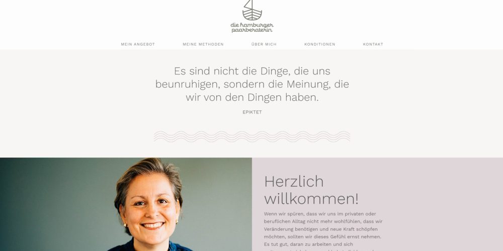 Referenz Nadine Siemens, Webdesign mit WordPress in Rheinland-Pfalz, Homepages4u