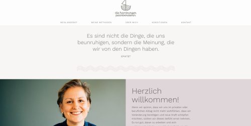 Referenz Nadine Siemens, Webdesign mit WordPress in Rheinland-Pfalz, Homepages4u